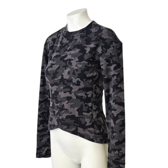 Lululemon Close to Crossing Long Sleeve, Rulu Heritage Camo Jacquard, Size 4 - Picture 7 of 7